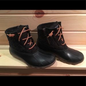 Sperry Black Duck Boots 🦆 🥾 sz 5